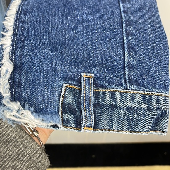 Revice Womens Jeans Light/Dark Wash Mix 24 Patchwork Button Fly Distinctive EUC - Picture 7 of 16